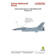 KALKOMANIA TECHMOD GENERAL DYNAMICS  F-16 C/ D  BLOCK  52 +  POLISH A.F.    1/72