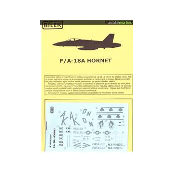 KALKOMANIA BILEK  F/A-18 A  HORNET  1/72